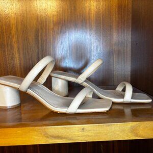 Schutz nude strappy sandal